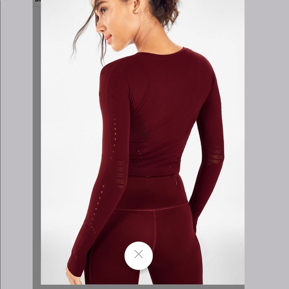 Fabletics Sarah SculptKnit Long-Sleeve Top NWT LRG - Picture 3 of 8